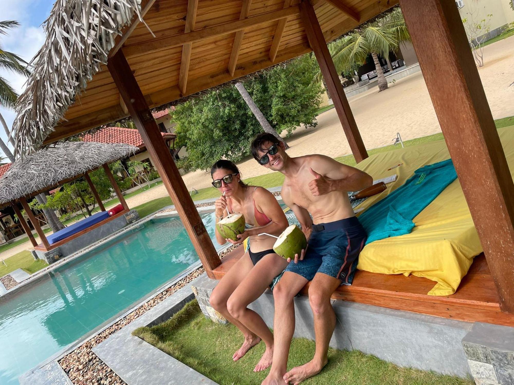 Blue Waves Kite Surfing Beach Resort Kalpitiya Bagian luar foto